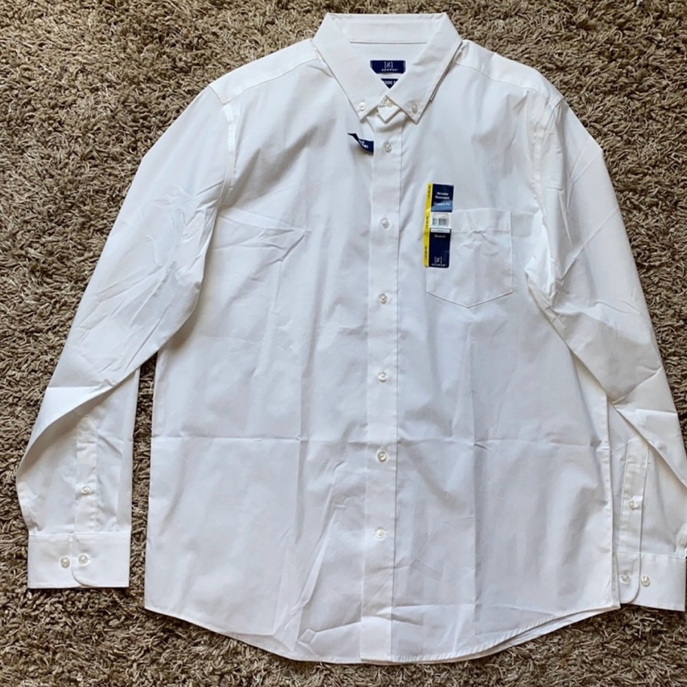 George Men’ long sleeve poplin shirt